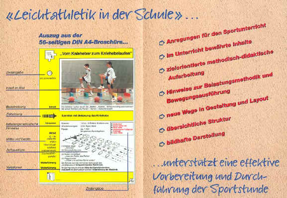 Auszug aus der Broschüre "Leichtathletik in der Schule".