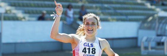 Bei den Frauen wird Lucia Sturm (TSV Moselfeuer Lehmen) in die Saison starten und hat gute Medaillenchancen auf den 200 Metern (Foto: Iris Hensel).