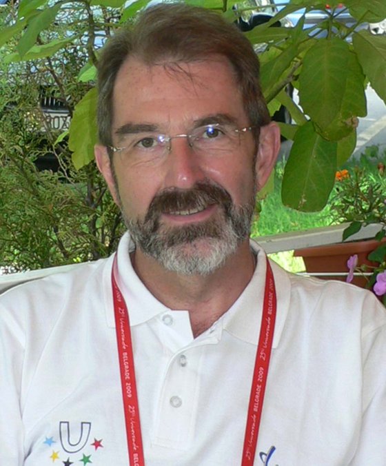 Rolf Müller bei der Universiade 2009 (Foto: privat).