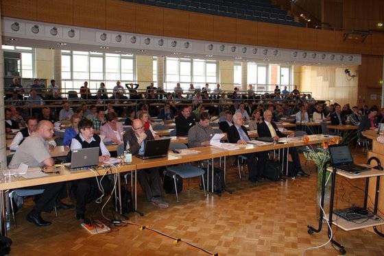 Das BISp-Symposium im Jahr 2013 fand ebenfalls an der Hochschule des Bundes in Brühl statt (Foto: BISp/Klein).